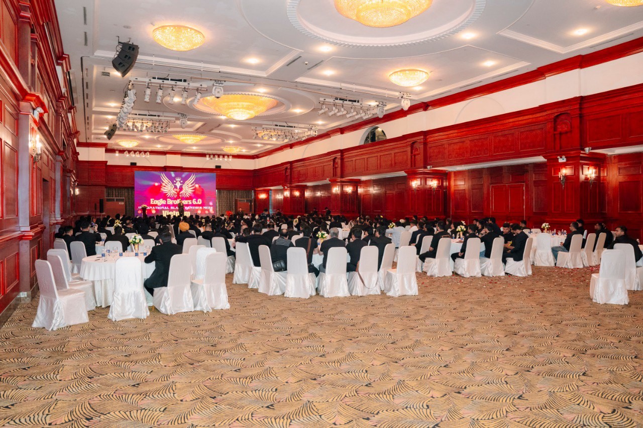 Audience attending a business event